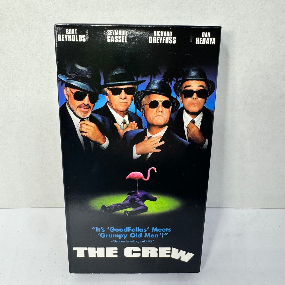 The Crew VHS 2000 Burt‎ Reynolds Richard Dreyfuss Touchstone Home Video Comedy